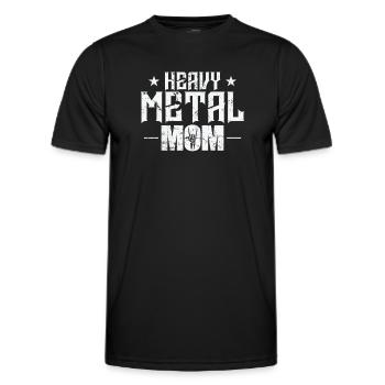 Heavy Metal Mom Music Band Genre - Men's Functional T-Shirt - black - Front - AI Model Male 178 dark (178cm)