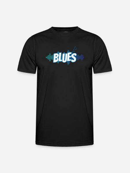 Blues Music Genre Trumpet Jazz - Men's Functional T-Shirt - black