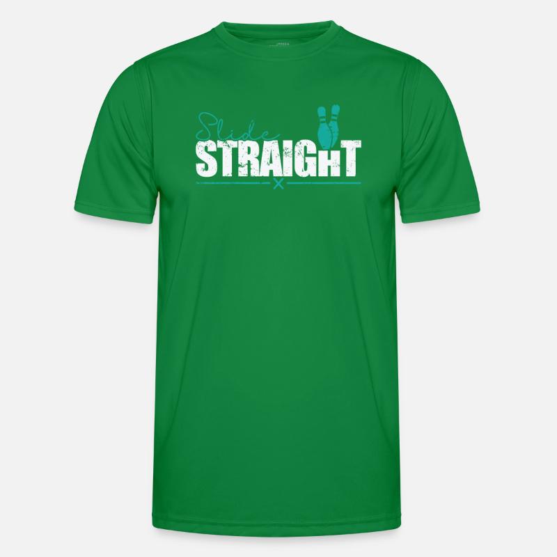 Slide Staight Bowling Men's Functional T-Shirt