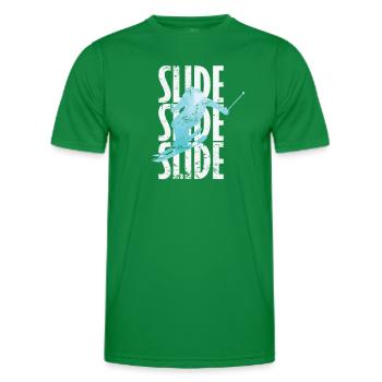 Ski de glisse - T-shirt sport Homme - vert - Devant - AI Model Male 178 dark (178cm)