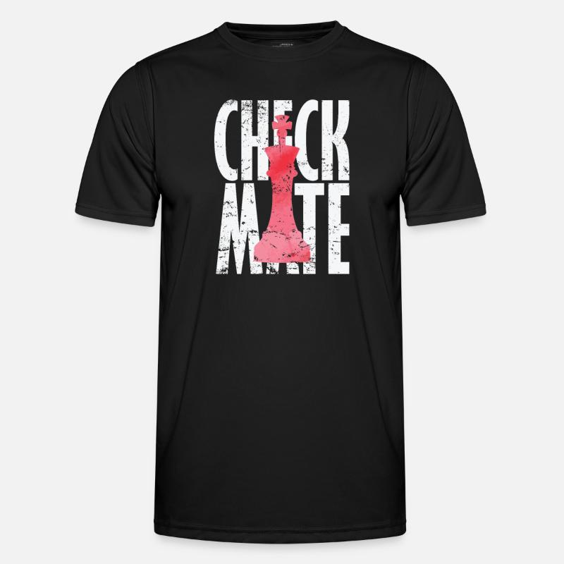 Checkmate Chess - Men's Functional T-Shirt - black