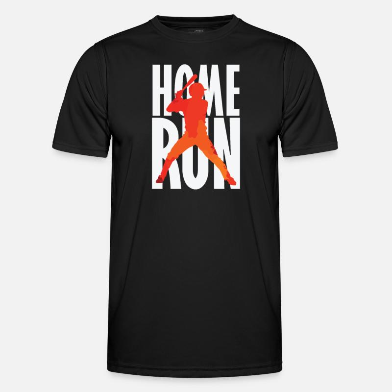 Home Run Baseball - Men's Functional T-Shirt - black