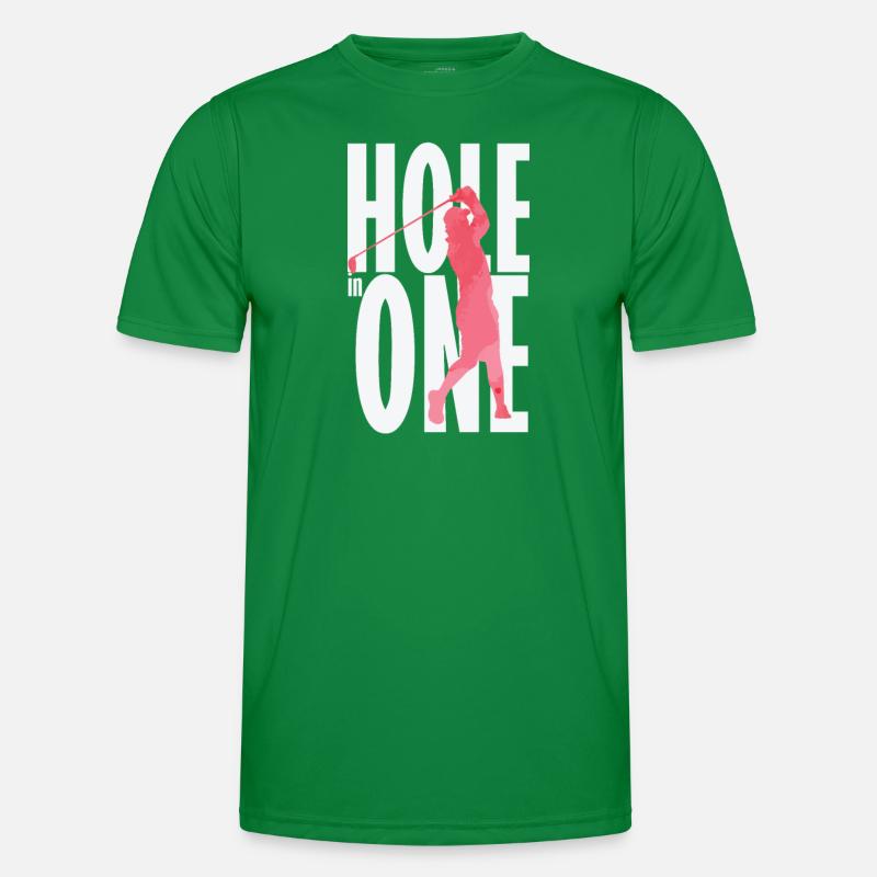 Trou dans un golf T-shirt sport Homme