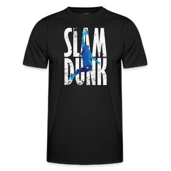 Slam Dunk Dribbler Basketball - T-shirt sport Homme - noir - Devant - AI Model Male 178 dark (178cm)