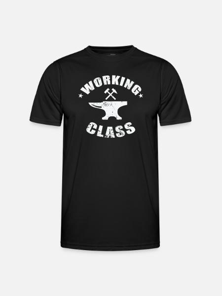 Working Class Metallbauer Beruf - Männer Funktions-T-Shirt - Schwarz