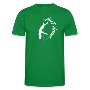 Just Dance Poledance Stange Tanzen - Männer Funktions-T-Shirt - Kelly Green - Vorne - AI Model Male 178 dark (178cm)