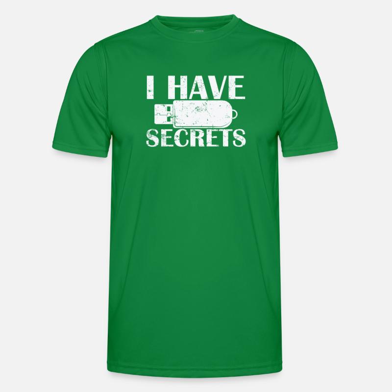 J’ai des secrets USB Stick Retro Storage Module T-shirt sport Homme
