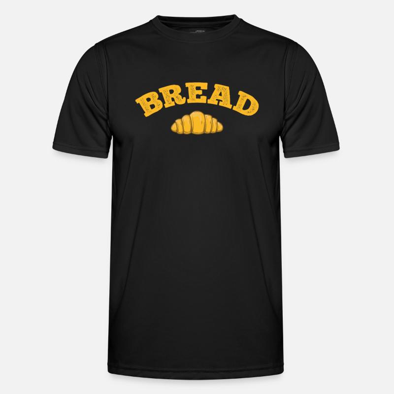 Bread Bäcker Ofen Backware Männer Funktions-T-Shirt