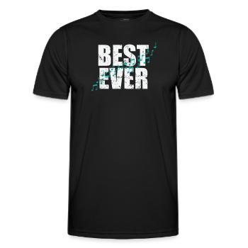 Best Ever Music Music Tone - Men's Functional T-Shirt - black - Front - AI Model Male 178 dark (178cm)