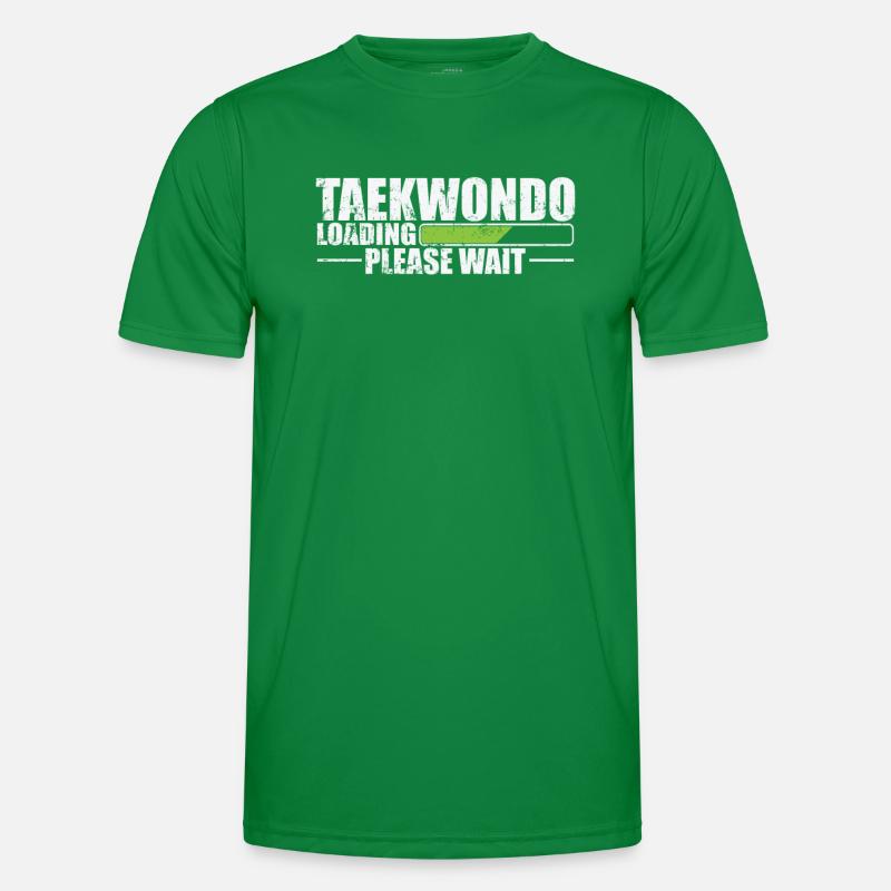 Taekwondo Loading Please Wait Martial Arts Men's Functional T-Shirt