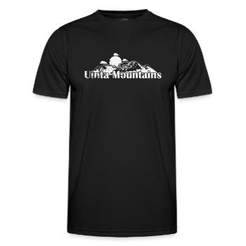 Uinta Mountains, Rocky Mountains, Utah - Men's Functional T-Shirt - black - Front - AI Model Male 178 dark (178cm)