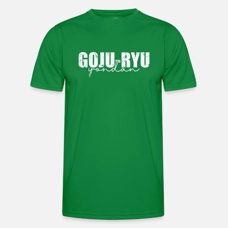 Goju-Ryu Yondan chinesische Kampfkunst Männer Funktions-T-Shirt