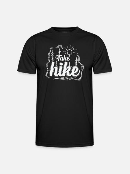 Take hike Hiking - Men's Functional T-Shirt - black
