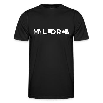 MALLORCA – Îles Baléares – Espagne - T-shirt sport Homme - noir - Devant - AI Model Male 178 dark (178cm)