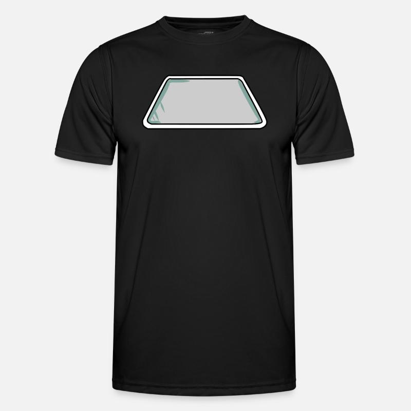 Backbleche - Männer Funktions-T-Shirt - Schwarz