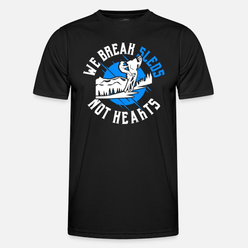 Winter Adventure Snowmobiling Snowmobiling - Men's Functional T-Shirt - black
