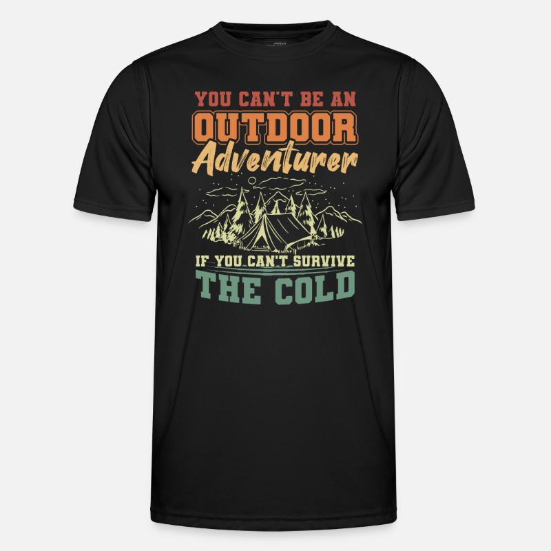 Cooling Survive Cold Adventurers - Men's Functional T-Shirt - black