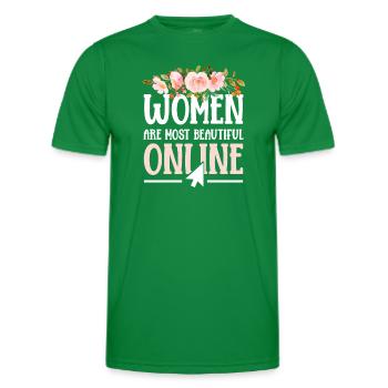 Anniversary Boyfriend/Girlfriend - Men's Functional T-Shirt - kelly green - Front - AI Model Male 178 dark (178cm)