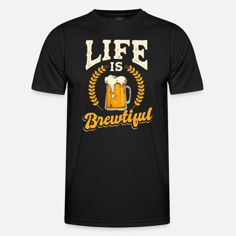 Drinking beer Men's Functional T-Shirt