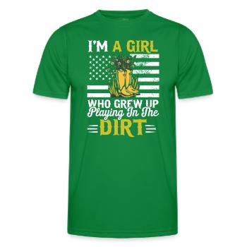 Lovers of Southwestern folk music - Men's Functional T-Shirt - kelly green - Front - AI Model Male 178 dark (178cm)