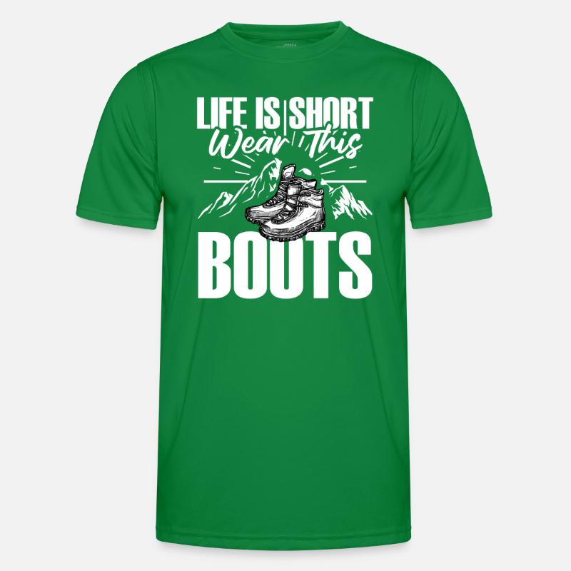 Wandern Wanderschuhe Wanderung Männer Funktions-T-Shirt