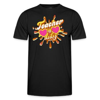 Lehrer in den Sommerferien - Männer Funktions-T-Shirt - Schwarz - Vorne - AI Model Male 178 dark (178cm)