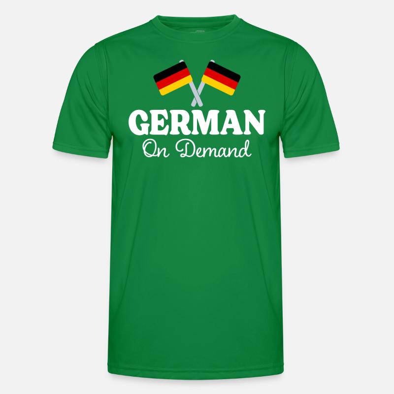 German on request German interpreter Men's Functional T-Shirt