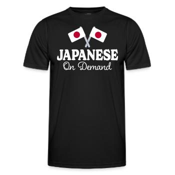 Japanisch Übersetzer Japanisch Dolmetscher - Männer Funktions-T-Shirt - Schwarz - Vorne - AI Model Male 178 dark (178cm)