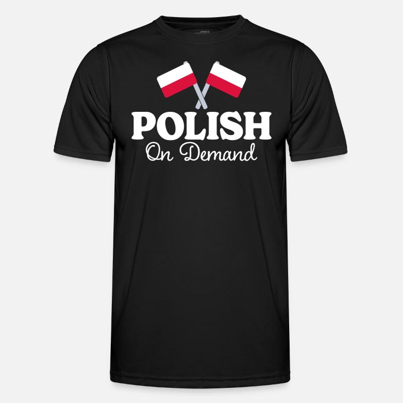 Polnisch Übersetzer Polnisch Dolmetscher - Männer Funktions-T-Shirt - Schwarz