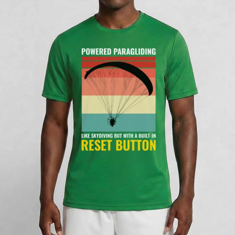 Paramotor Pilot Paramotoring Powered Paraglider Men's Functional T-Shirt