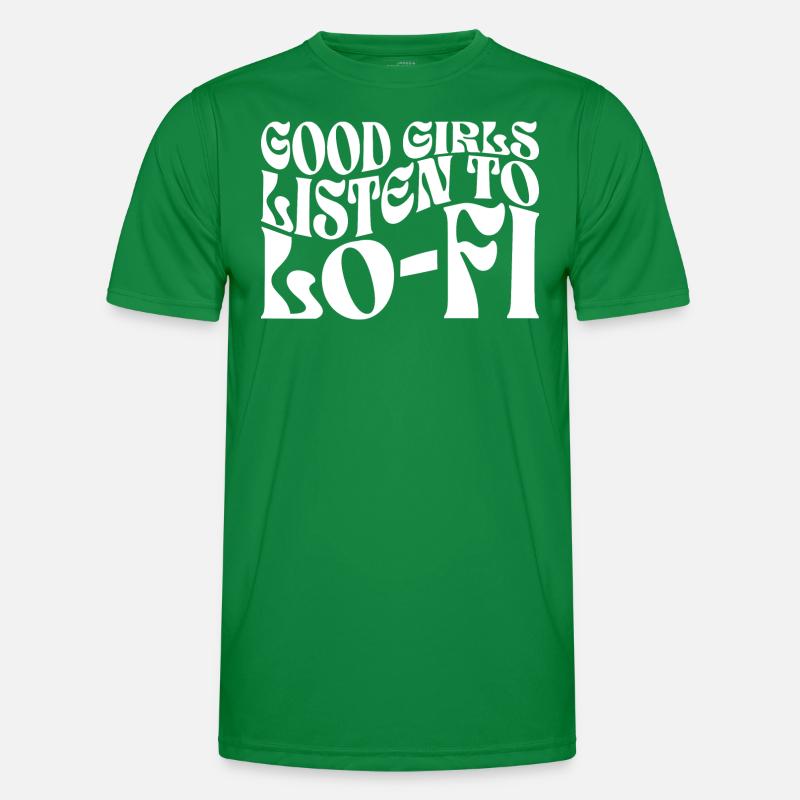 Mädchen Lofi B Männer Funktions-T-Shirt