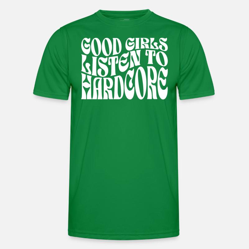 Filles Écoutent De La Hardcore Techno T-shirt sport Homme