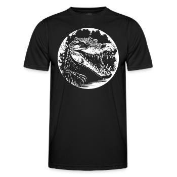 Alligator - T-shirt sport Homme - noir - Devant - AI Model Male 178 dark (178cm)