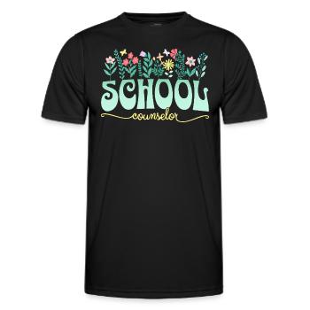 Conseil Scolaire Conseiller Scolaire - T-shirt sport Homme - noir - Devant - AI Model Male 178 dark (178cm)