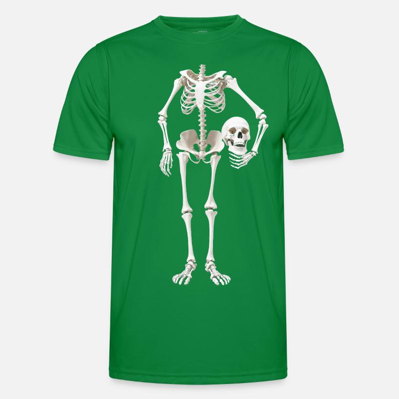Skeleton Costume Skull Skull Men's Functional T-Shirt