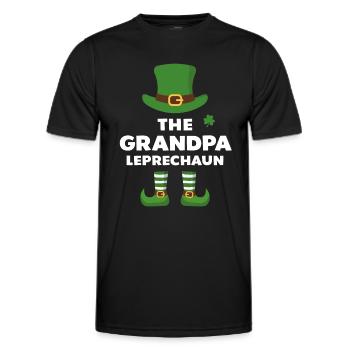 Der Opa Kobold - Männer Funktions-T-Shirt - Schwarz - Vorne - AI Model Male 178 dark (178cm)
