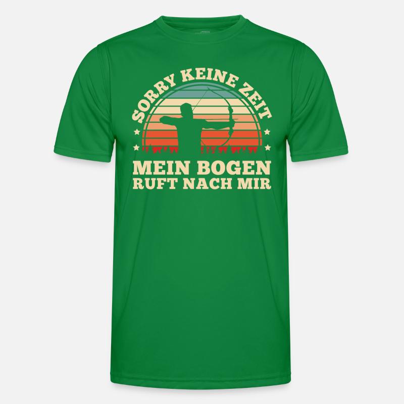 Mein Bogen ruft nach mir Bogenschießen Geschenk Männer Funktions-T-Shirt