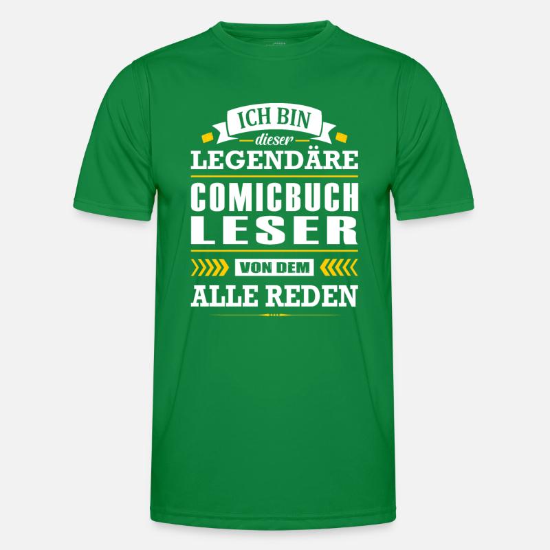 Ich Bin Dieser Legendäre Comicbuchleser Comic Männer Funktions-T-Shirt
