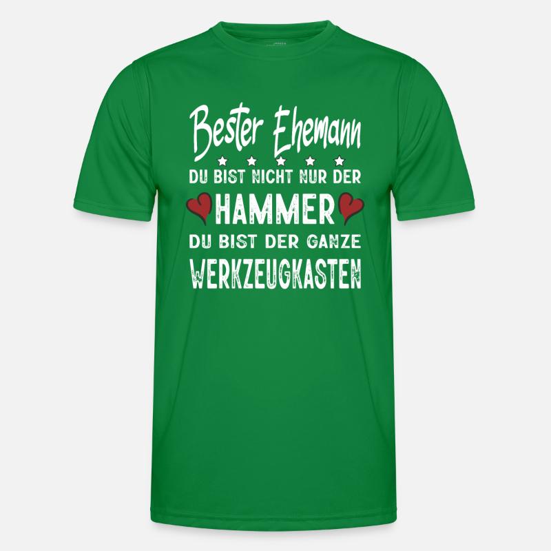 Bester Ehemann Du Bist Nicht Nur Der Hammer Männer Funktions-T-Shirt