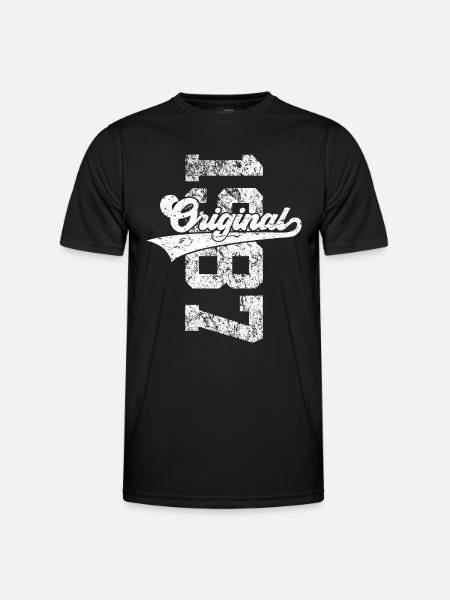 39TH BIRTHDAY ORIGINAL 1987 - Men's Functional T-Shirt - black