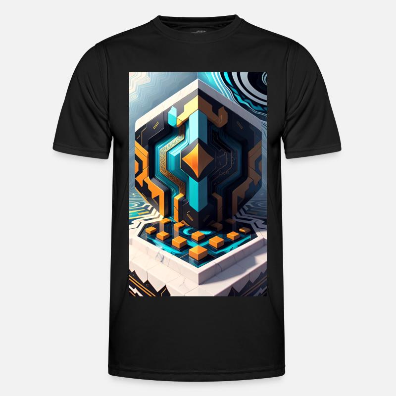 Mystical Forms Men's Functional T-Shirt