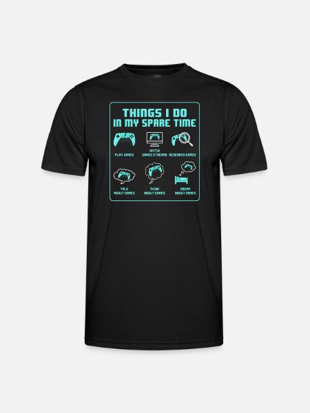 Awesome Gamer - Men's Functional T-Shirt - black