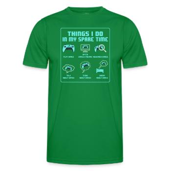 Großartiger Gamer - Männer Funktions-T-Shirt - Kelly Green - Vorne - AI Model Male 178 dark (178cm)