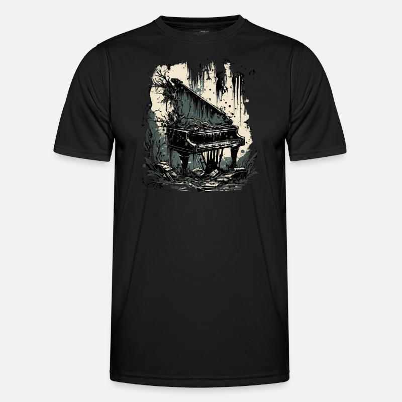 Horror piano Men's Functional T-Shirt
