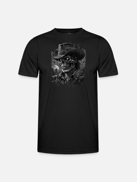 Undead Cowboy - Men's Functional T-Shirt - black