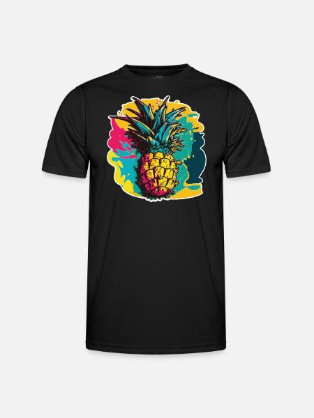 Pineapple Fruit - Men's Functional T-Shirt - black