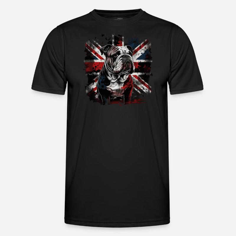 Grumpy English Bulldog T-shirt sport Homme