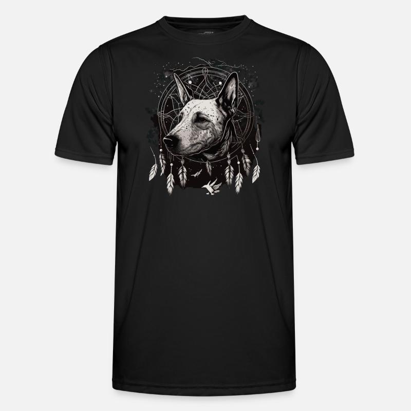Bull Terrier et Dreamcatcher T-shirt sport Homme