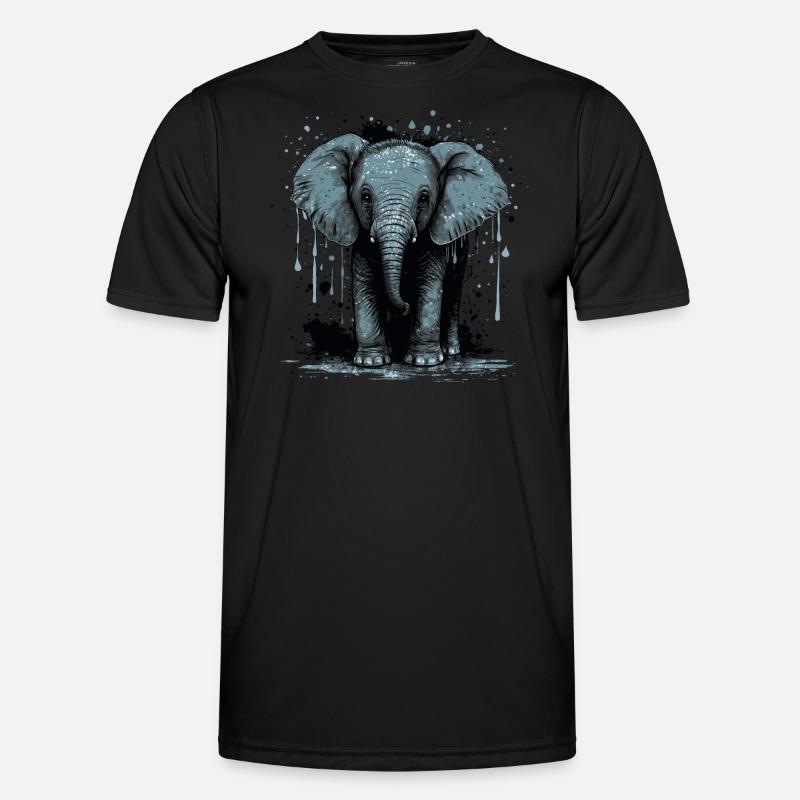 Mignon bébé éléphant T-shirt sport Homme