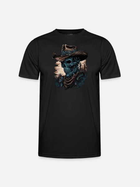 Zombie Cowboy - Men's Functional T-Shirt - black